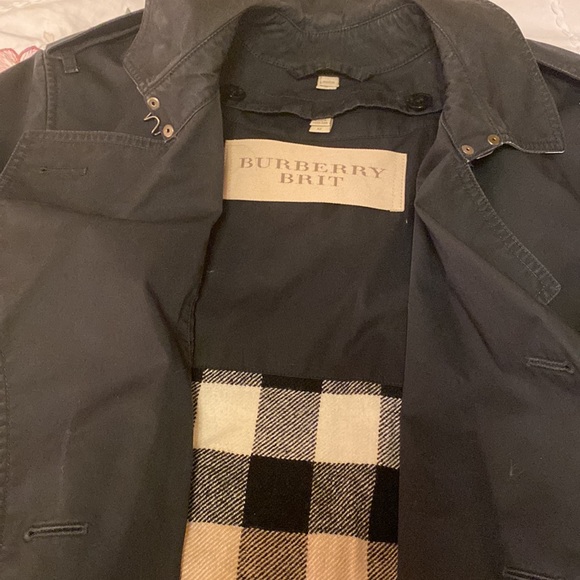 Burberry Brit trench coat black , little worn, size 36, fitted cut. - Picture 3 of 7